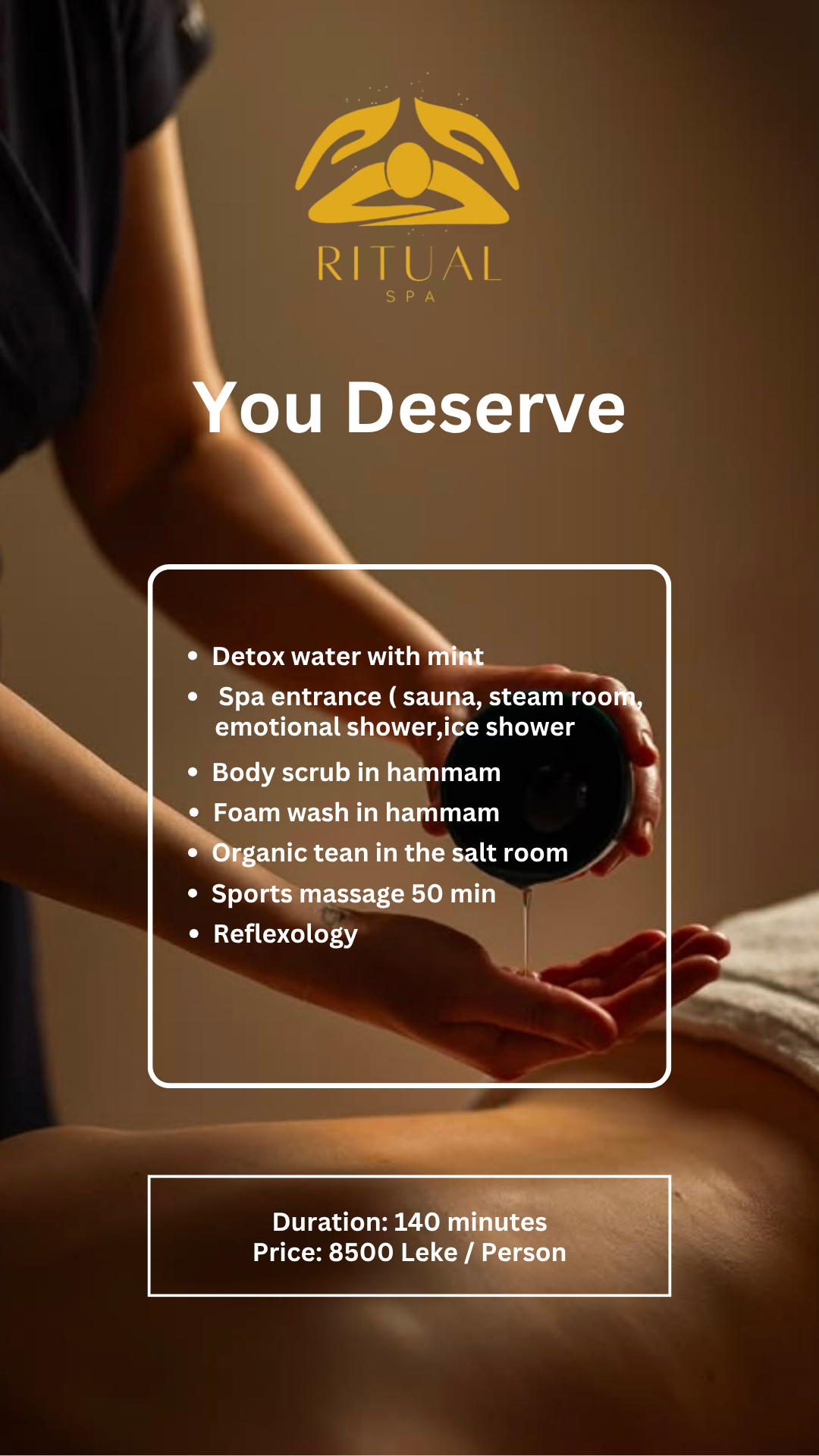 You deserve